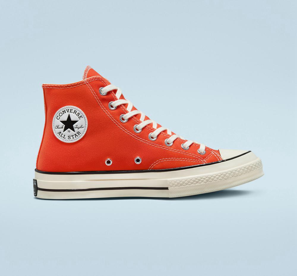 Torch Red Converse Chuck 70 Canvas Seasonal Color Unisex Men's High Tops US | 72564-LOBF